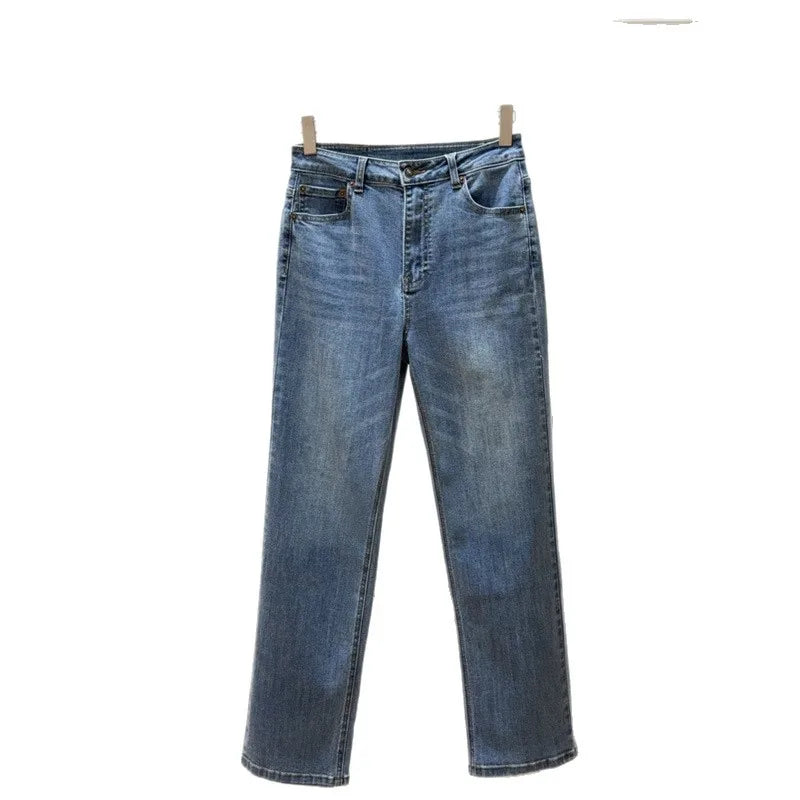 Eco-Friendly High Waist Straight Jeans