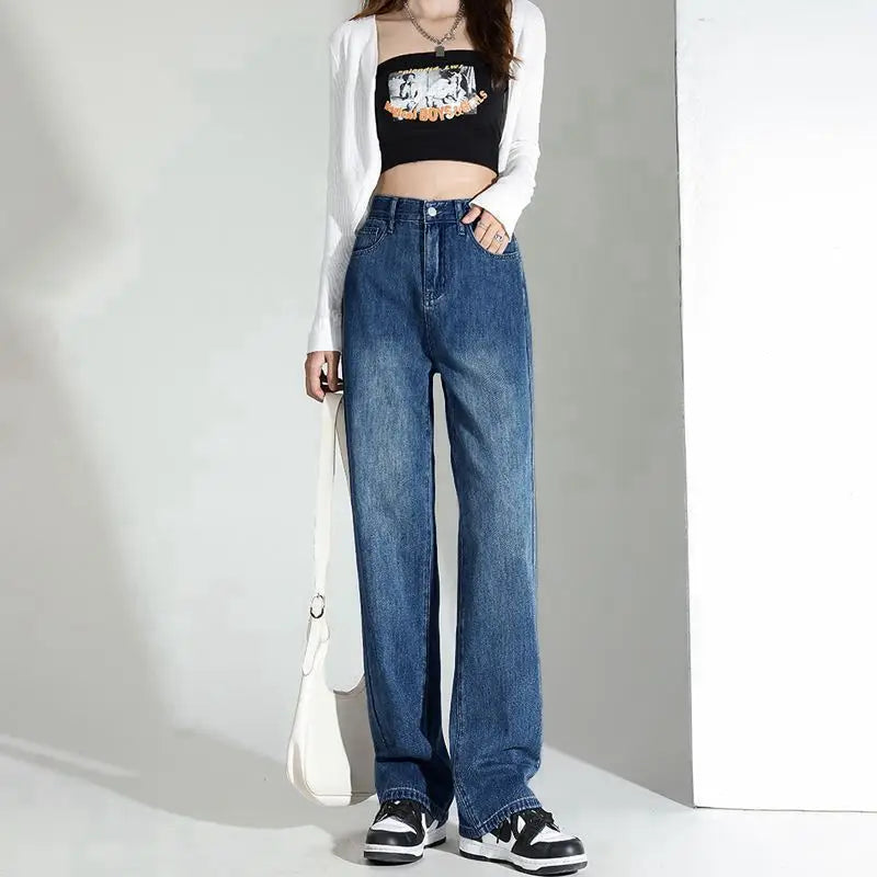 White Wide Leg Cropped Jeans