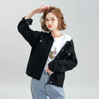 Plus Size Loose Denim Jacket