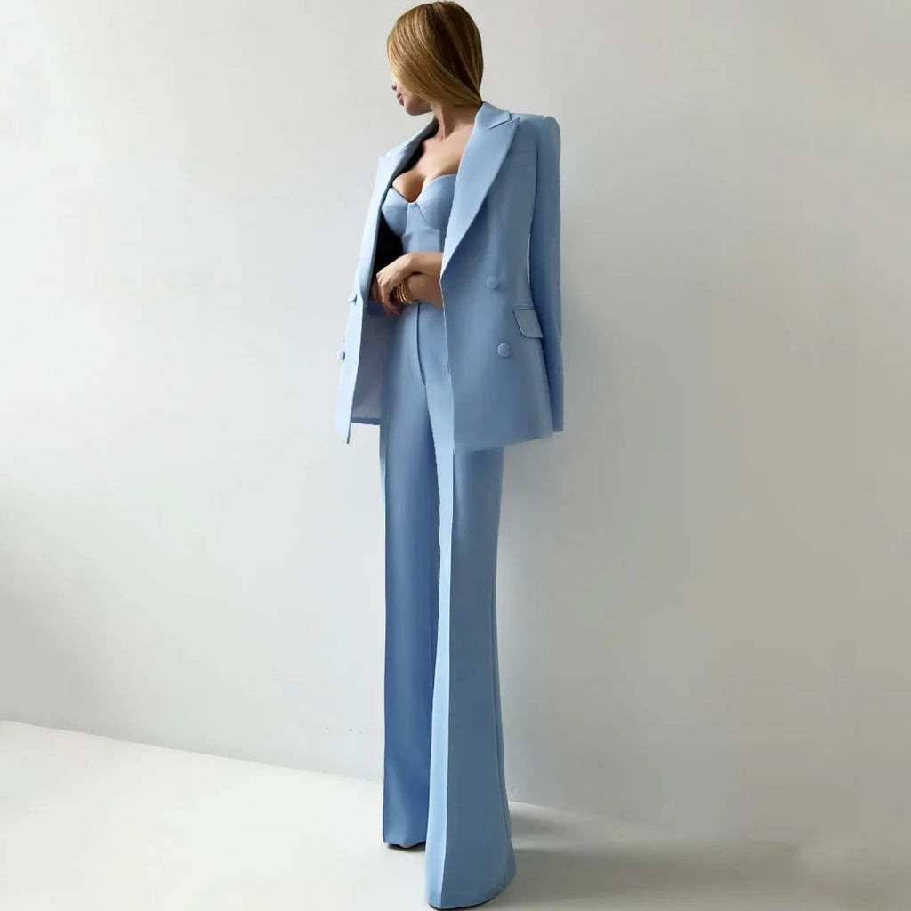 Sky Blue Banquet Suit