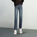 Plus Size Elastic Waist Jeans