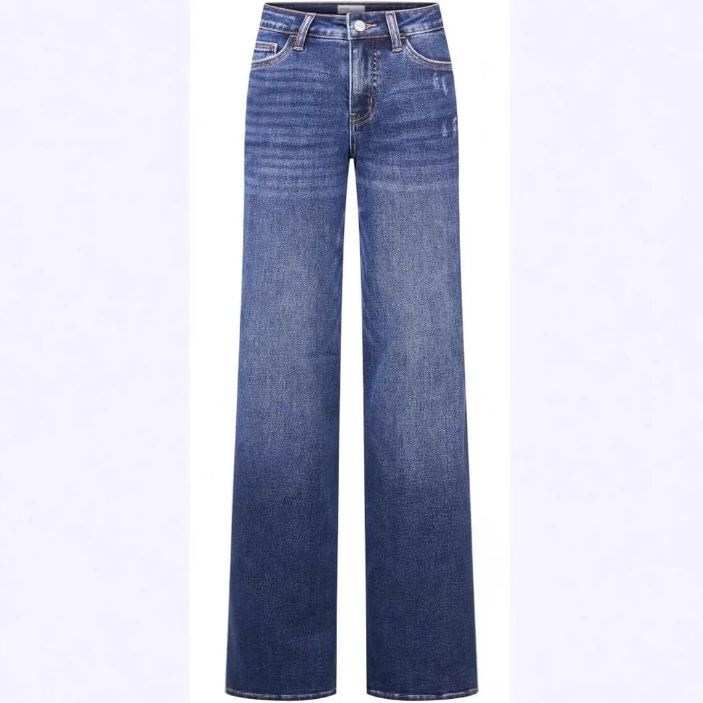 Wide Leg Hip Lifting Jeans