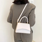 Stone Pattern Flap Top Handle