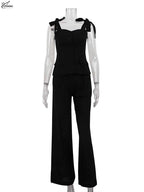 Spaghetti Strap Trousers Jumpsuit