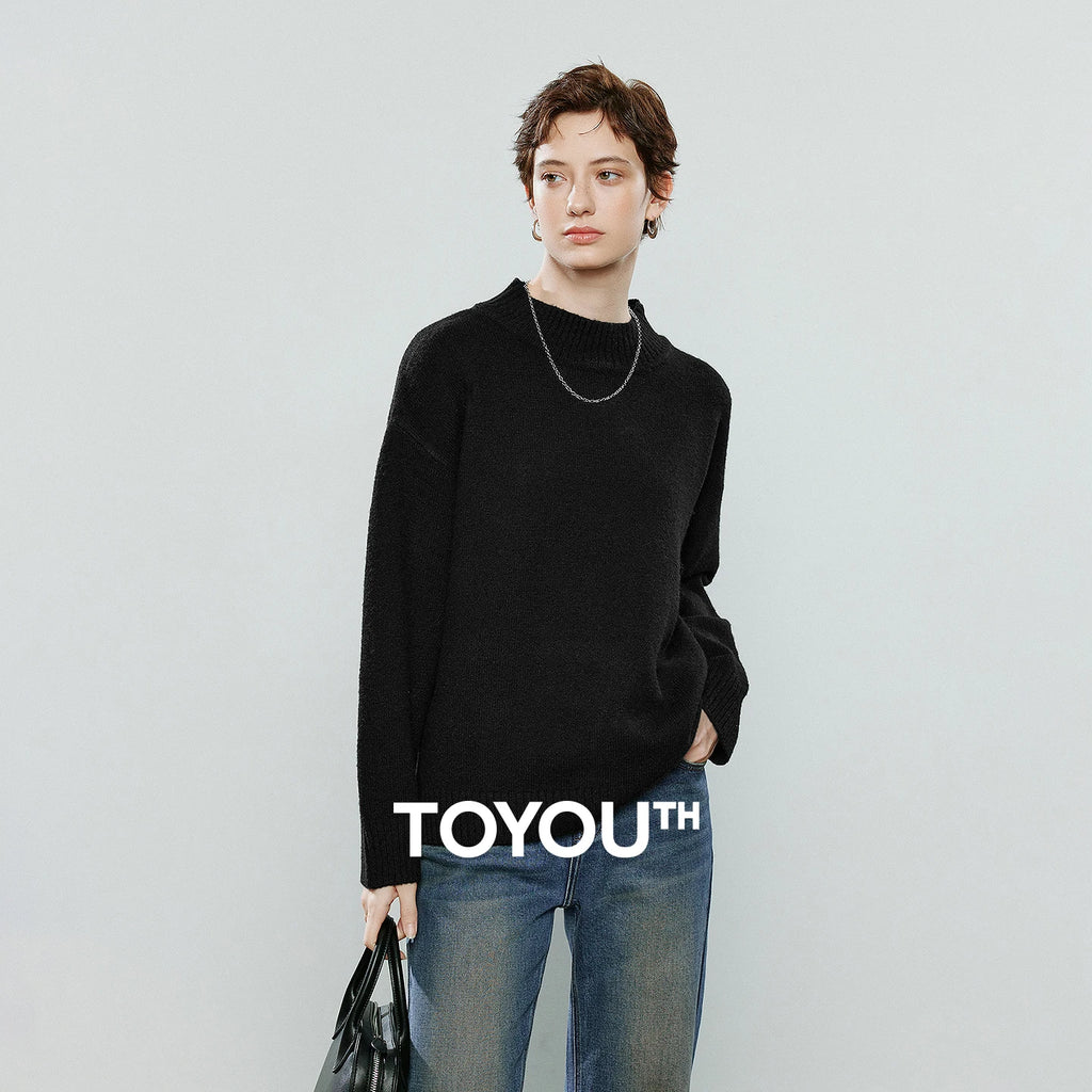 Oversized Collar Loose Wool Sweater