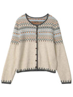 CHIC VEN Women Sweaters Loose Casual New Style Contrast Button Knit Sweater Cardigan for Artistic Women Autumn Winter 2025