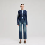 Retro Gradient Washed Denim Jeans