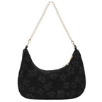 Plaid Oxford Chain Mini Pouch