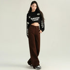 Drapey Wide Leg Commute Jeans