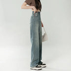 Light Drapey Wide Leg Jeans