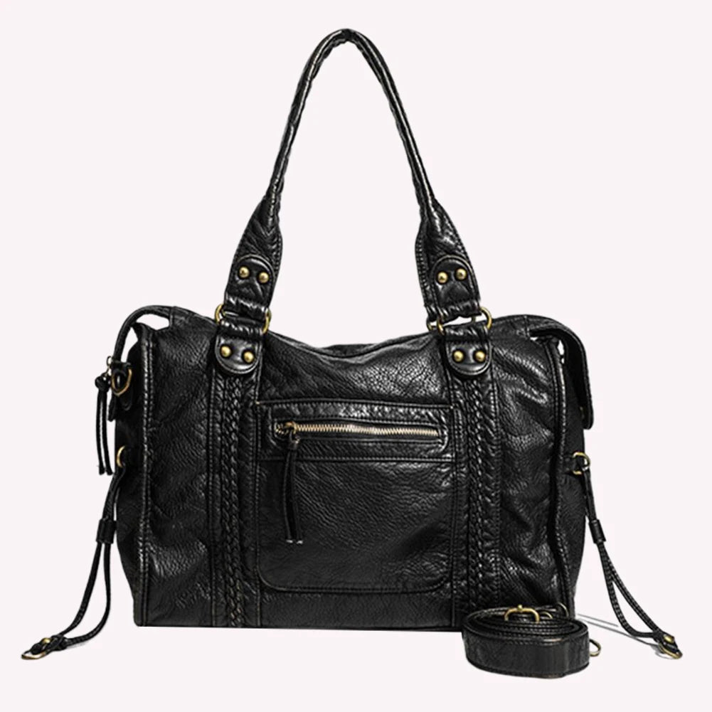 Utility Pocket Bucket Shoulder Bag