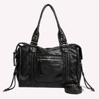 Utility Pocket Bucket Shoulder Bag