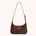 Crescent Slouchy Suede Hobo Bag
