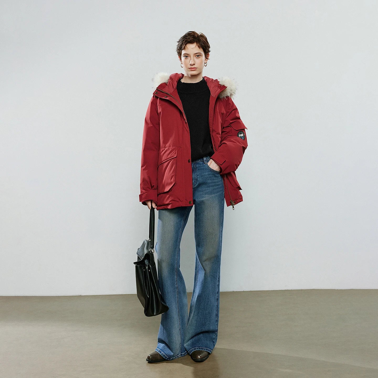 Oversized Collar Loose Wool Sweater