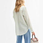 Cotton Striped Loose Fit Shirt