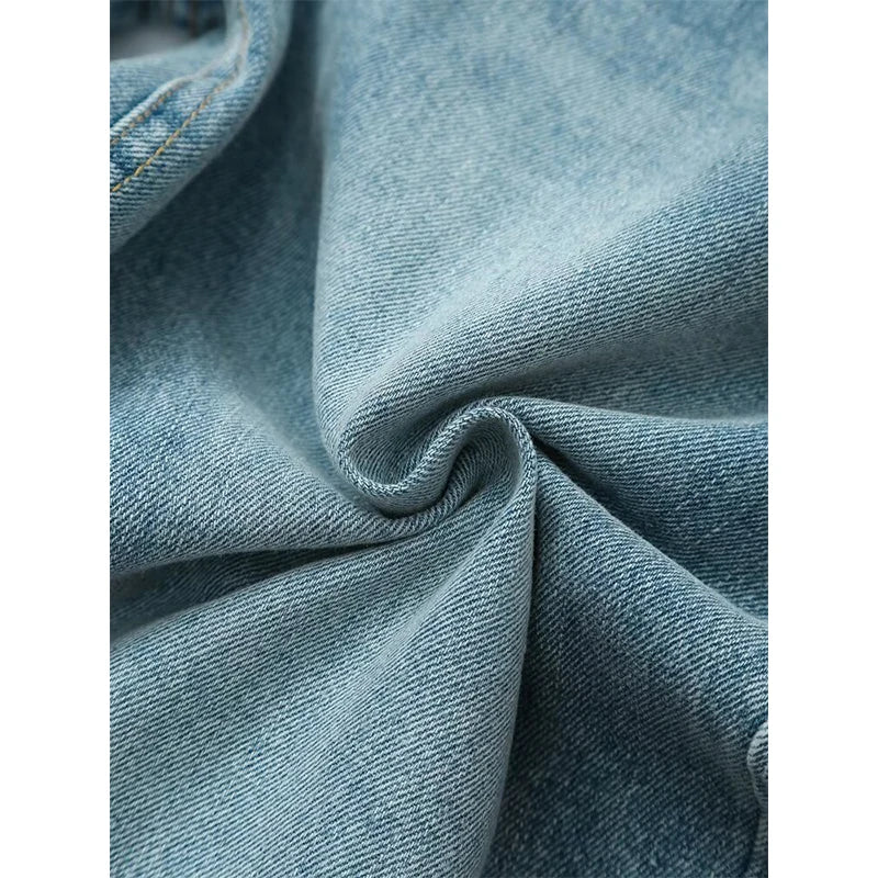 Vintage Ripped Wide Leg Jeans