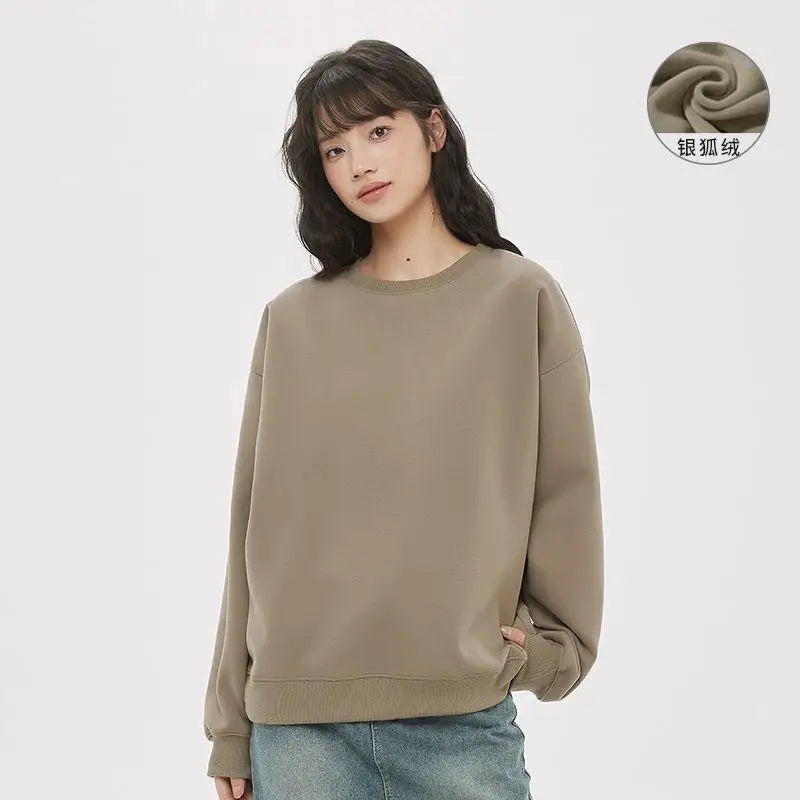 Heavyweight Oversize Round Neck Sweatshirt