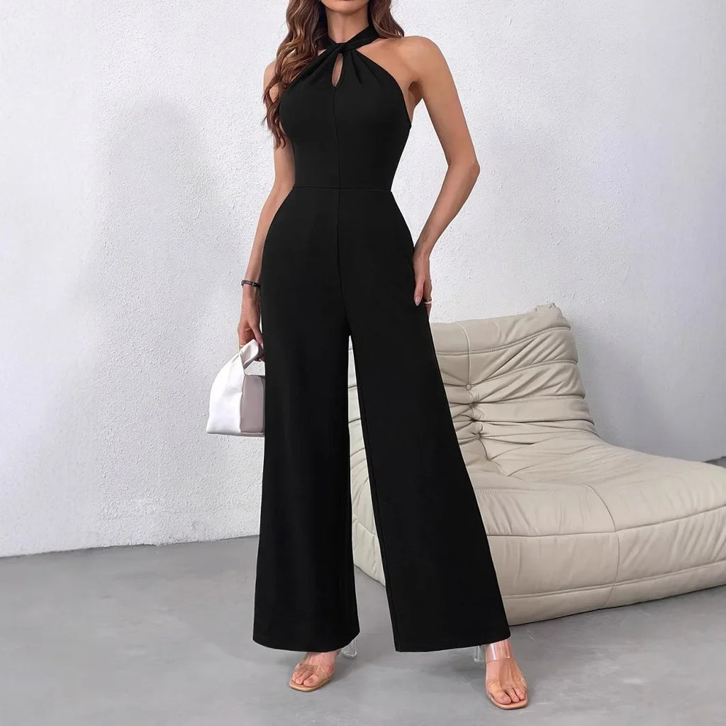 Backless Hollow Out Jumpsuit
