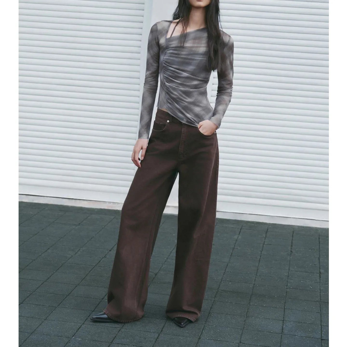 Vintage Wide Leg Long Jeans