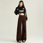 Drapey Wide Leg Commute Jeans