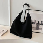 Structured Suede Commuter Shoulder Bag