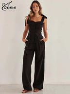 Spaghetti Strap Trousers Jumpsuit