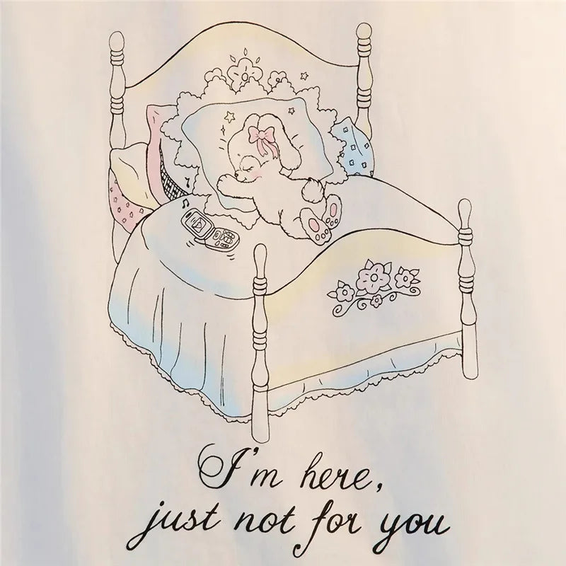 Cartoon Print Short Sleeve Tee