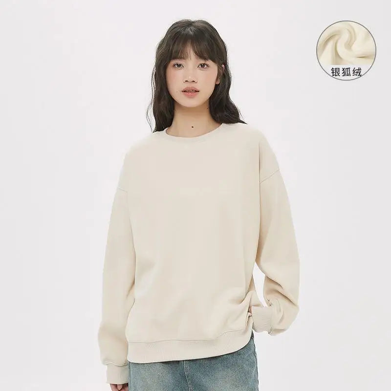 Heavyweight Oversize Round Neck Sweatshirt