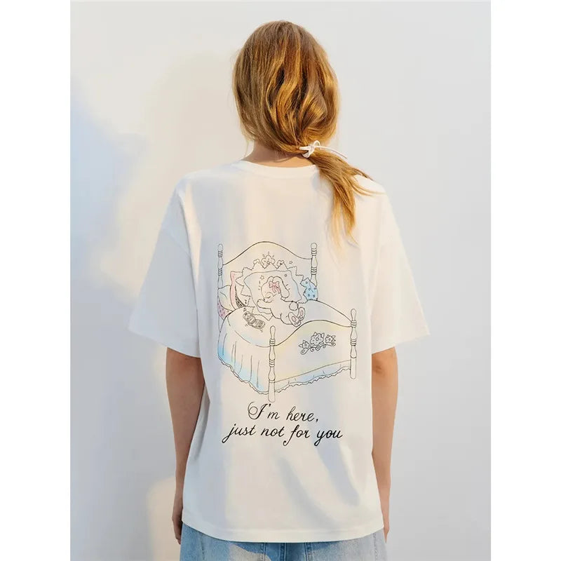 Cartoon Print Short Sleeve Tee