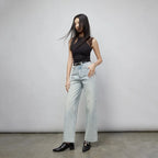 Ice Blue Wide Leg Jeans