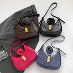 Soft Half Moon Crossbody Bag