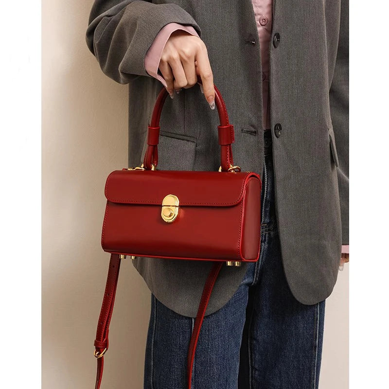 Elegant Red Wedding Shoulder Bag