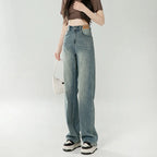 Light Drapey Wide Leg Jeans
