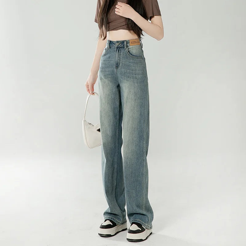 Light Drapey Wide Leg Jeans
