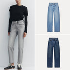 High Waist Loose Fit Jeans