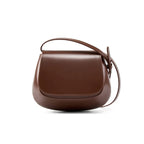 Genuine Leather Saddle Crossbody Bag