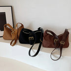 Crescent Slouchy Suede Hobo Bag