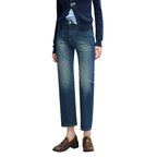 Retro Gradient Washed Denim Jeans