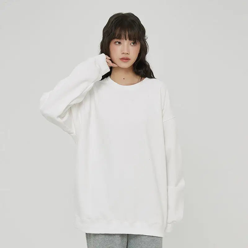 Heavyweight Oversize Round Neck Sweatshirt