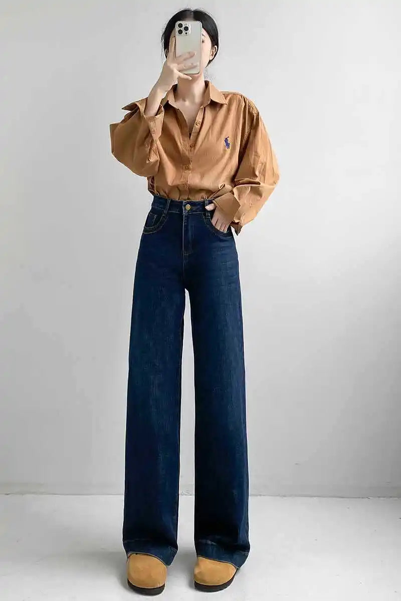 High Waist Wide Leg Jeans