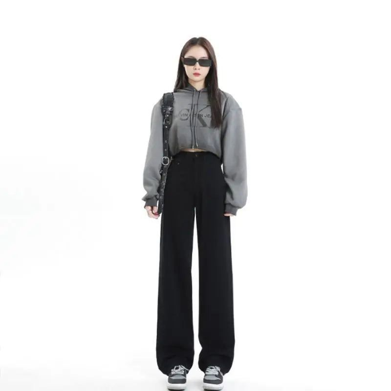 White Wide Leg Cropped Jeans