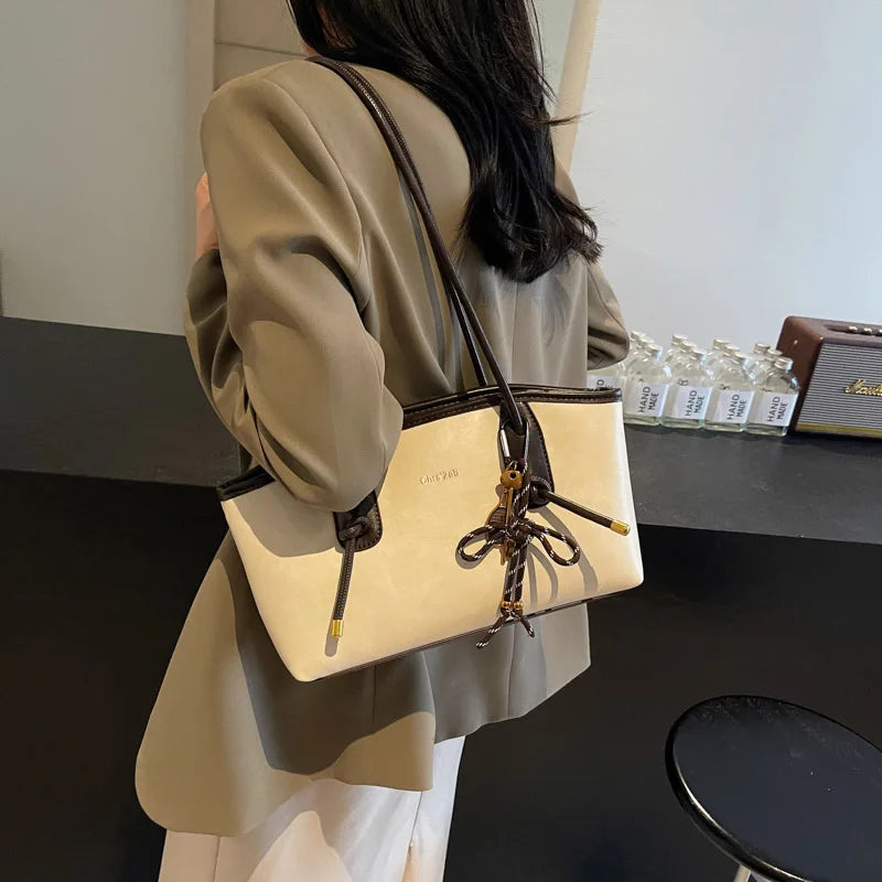 Y2K Retro PU Tote Bag