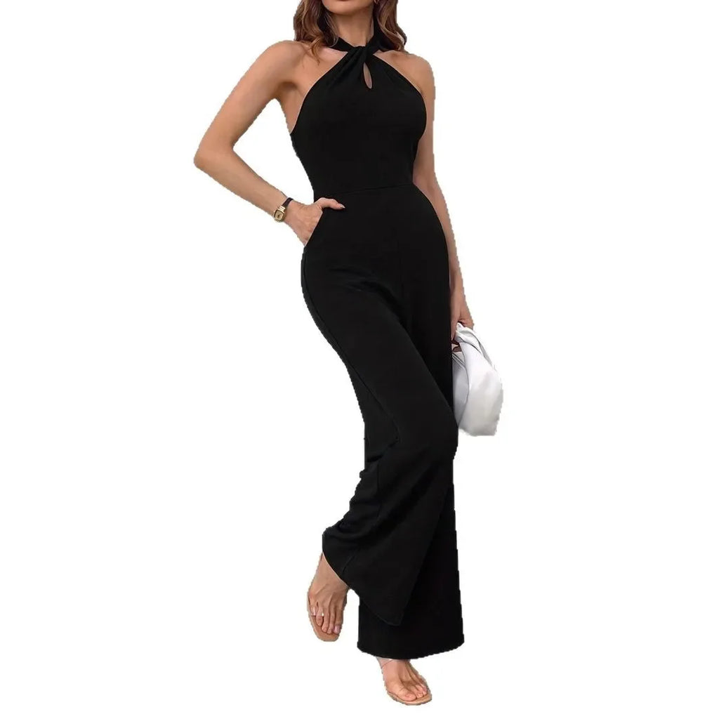 Backless Hollow Out Jumpsuit