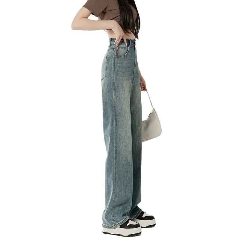 Light Drapey Wide Leg Jeans