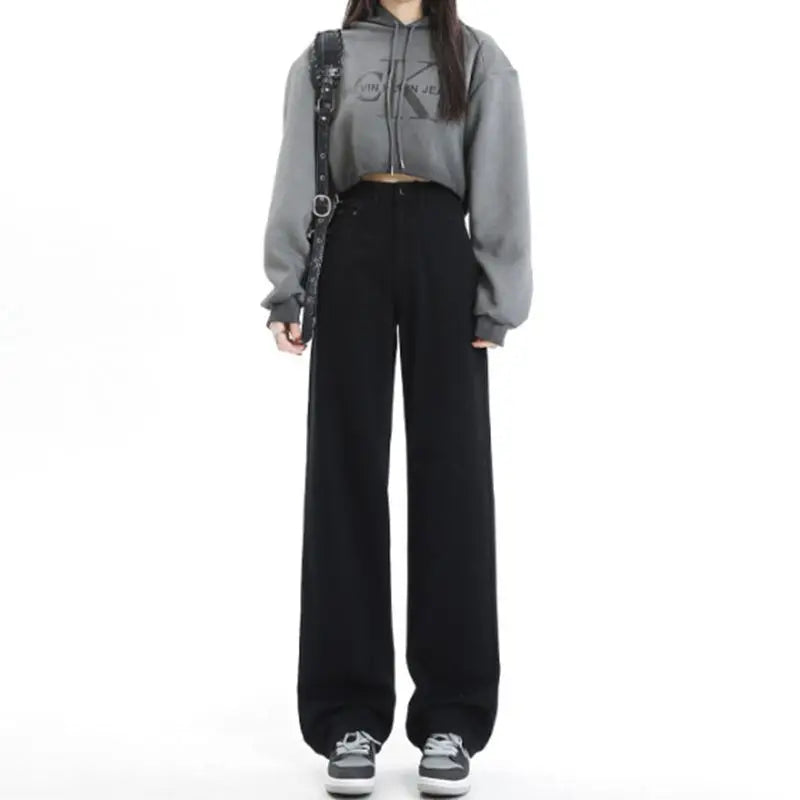 White Wide Leg Cropped Jeans