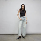 Ice Blue Wide Leg Jeans