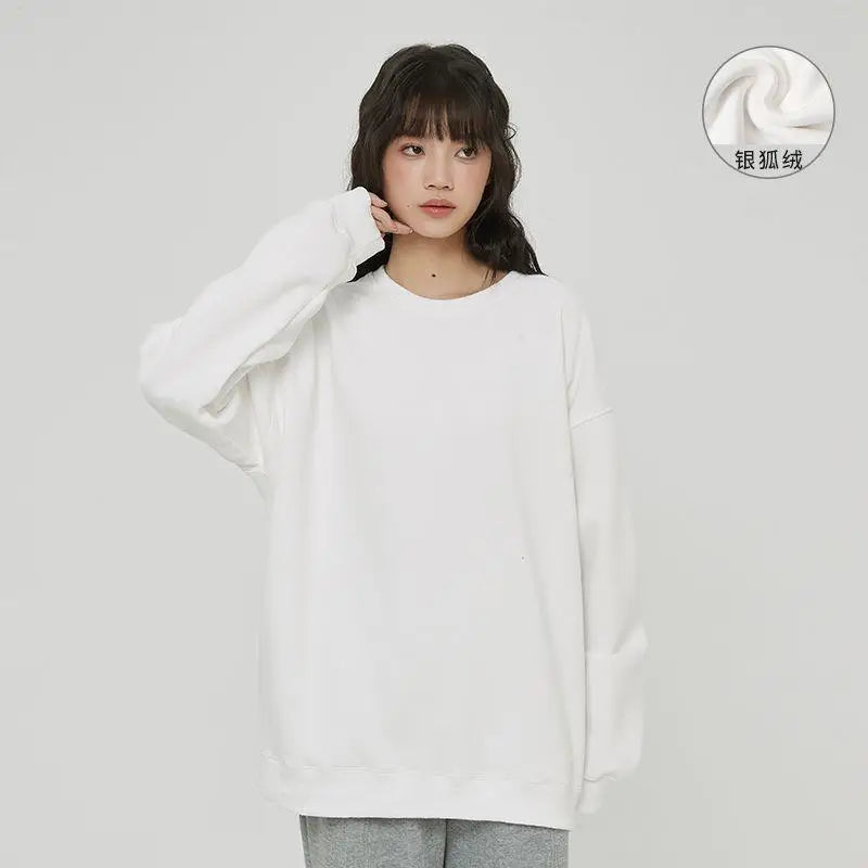 Heavyweight Oversize Round Neck Sweatshirt
