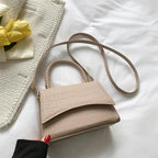 Stone Pattern Flap Top Handle