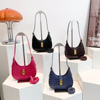 Soft Half Moon Crossbody Bag