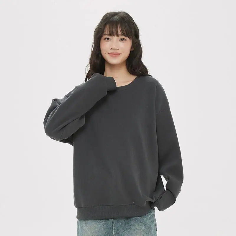 Heavyweight Oversize Round Neck Sweatshirt